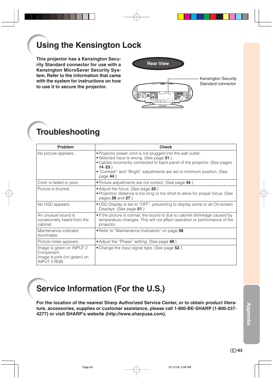 Sharp DT-300 User Manual | Page 64 / 72
