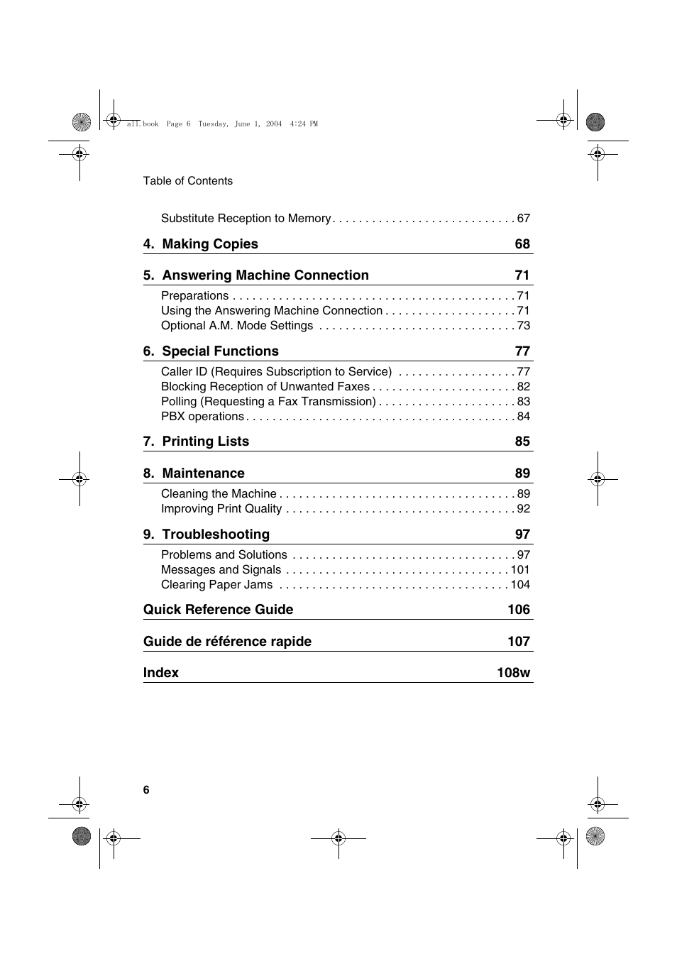 Sharp UX-B30 User Manual | Page 10 / 115