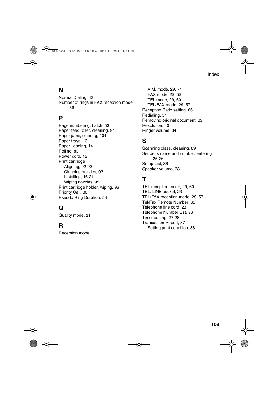 Sharp UX-B30 User Manual | Page 113 / 115