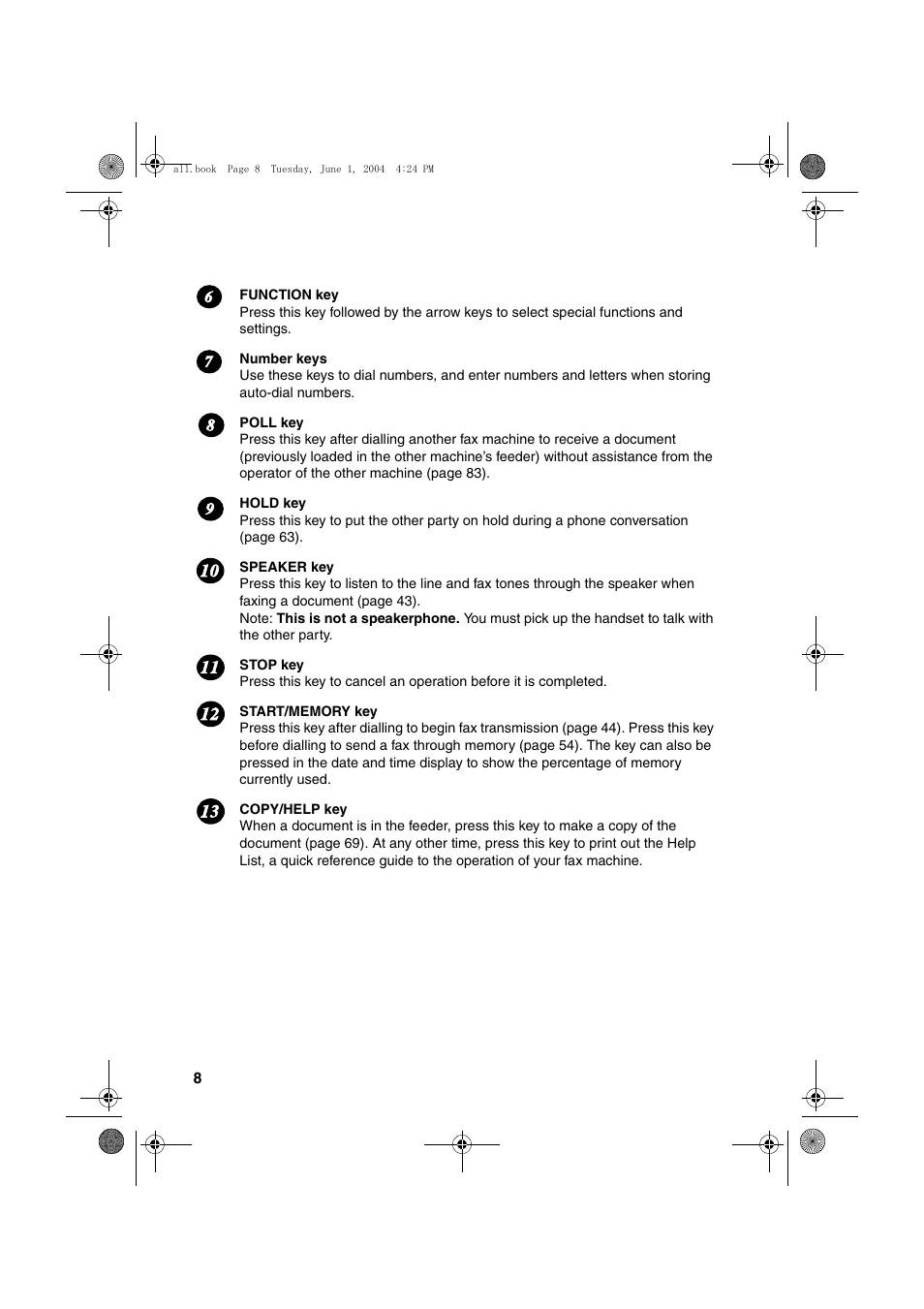 Sharp UX-B30 User Manual | Page 12 / 115