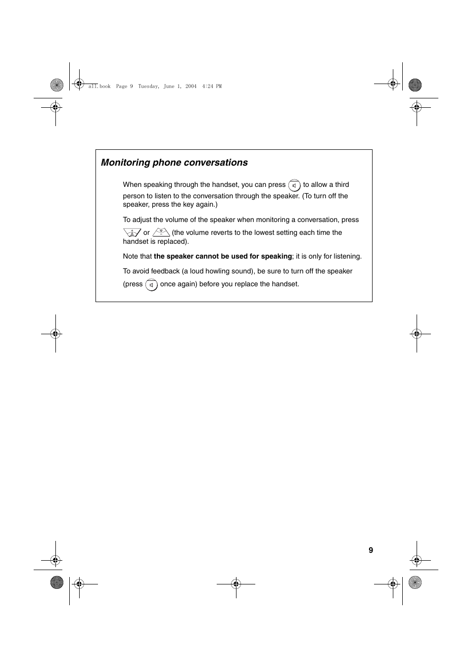 Monitoring phone conversations | Sharp UX-B30 User Manual | Page 13 / 115