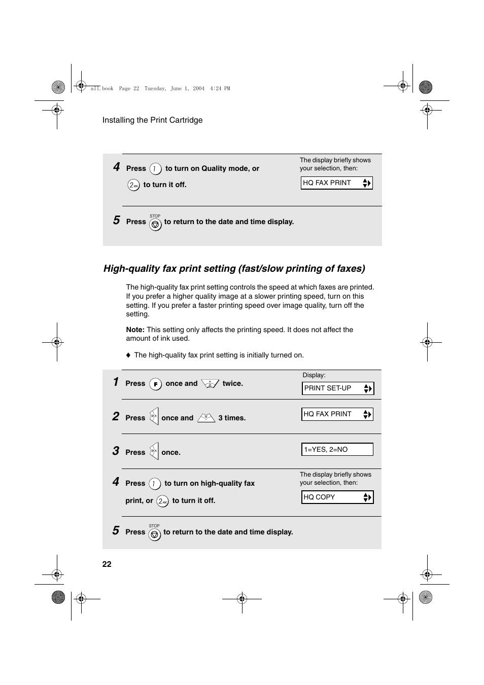 Sharp UX-B30 User Manual | Page 26 / 115