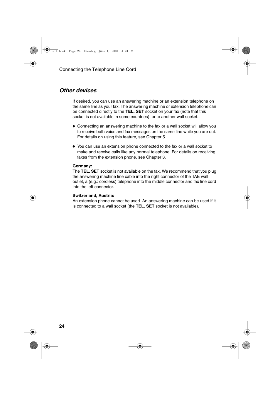 Other devices | Sharp UX-B30 User Manual | Page 28 / 115