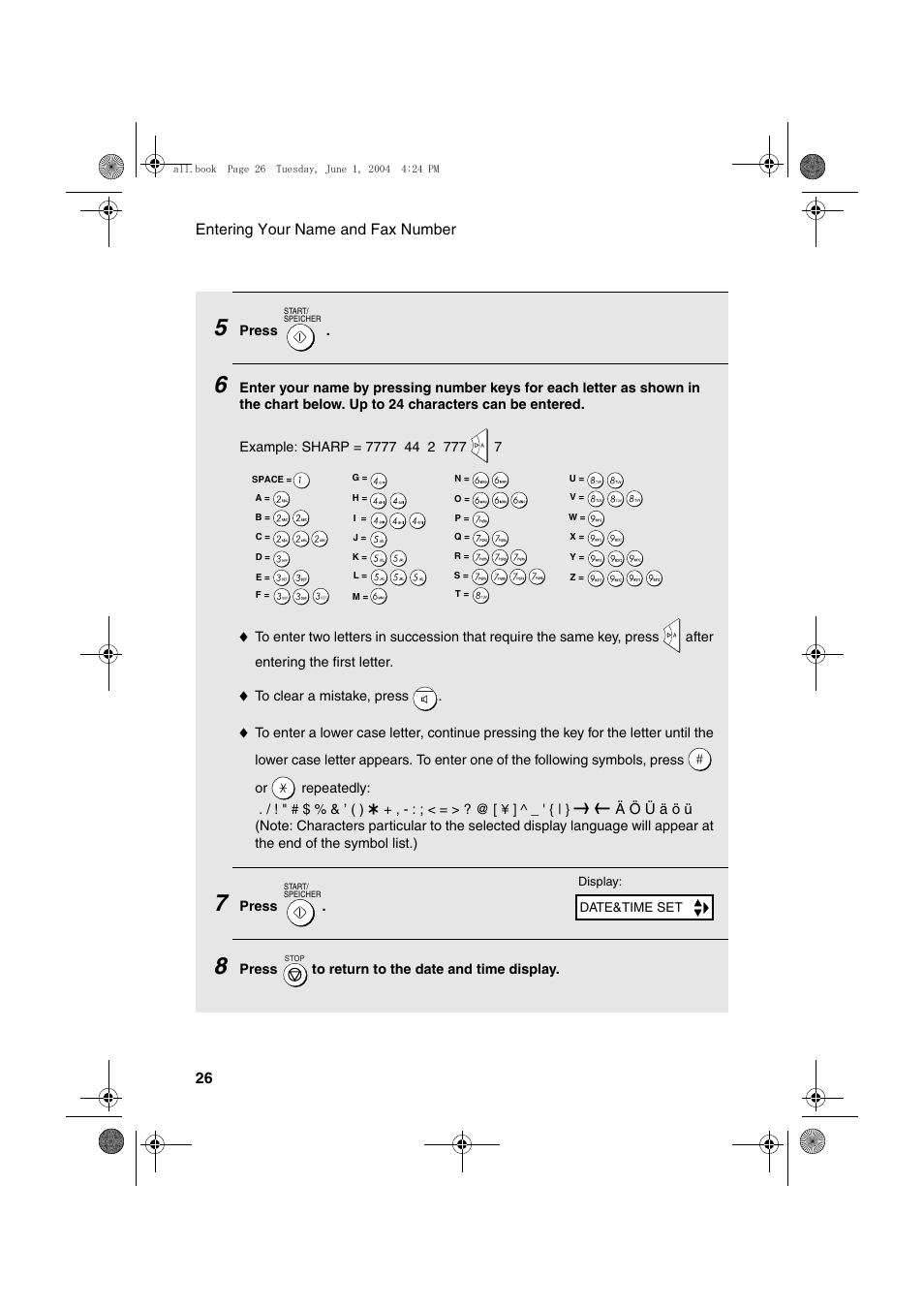 Sharp UX-B30 User Manual | Page 30 / 115