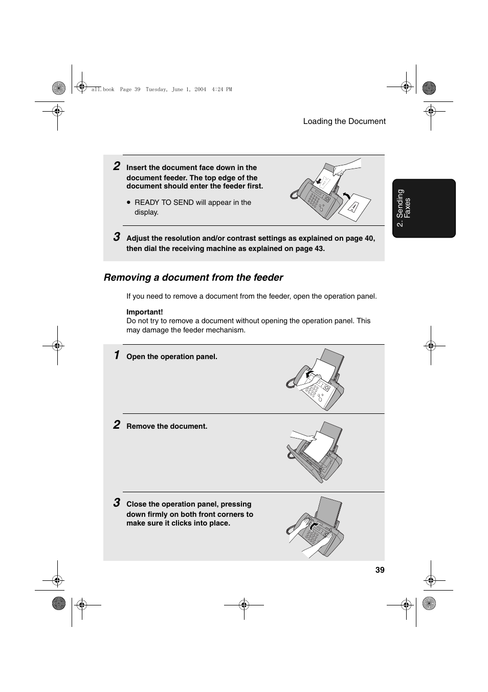 Sharp UX-B30 User Manual | Page 43 / 115