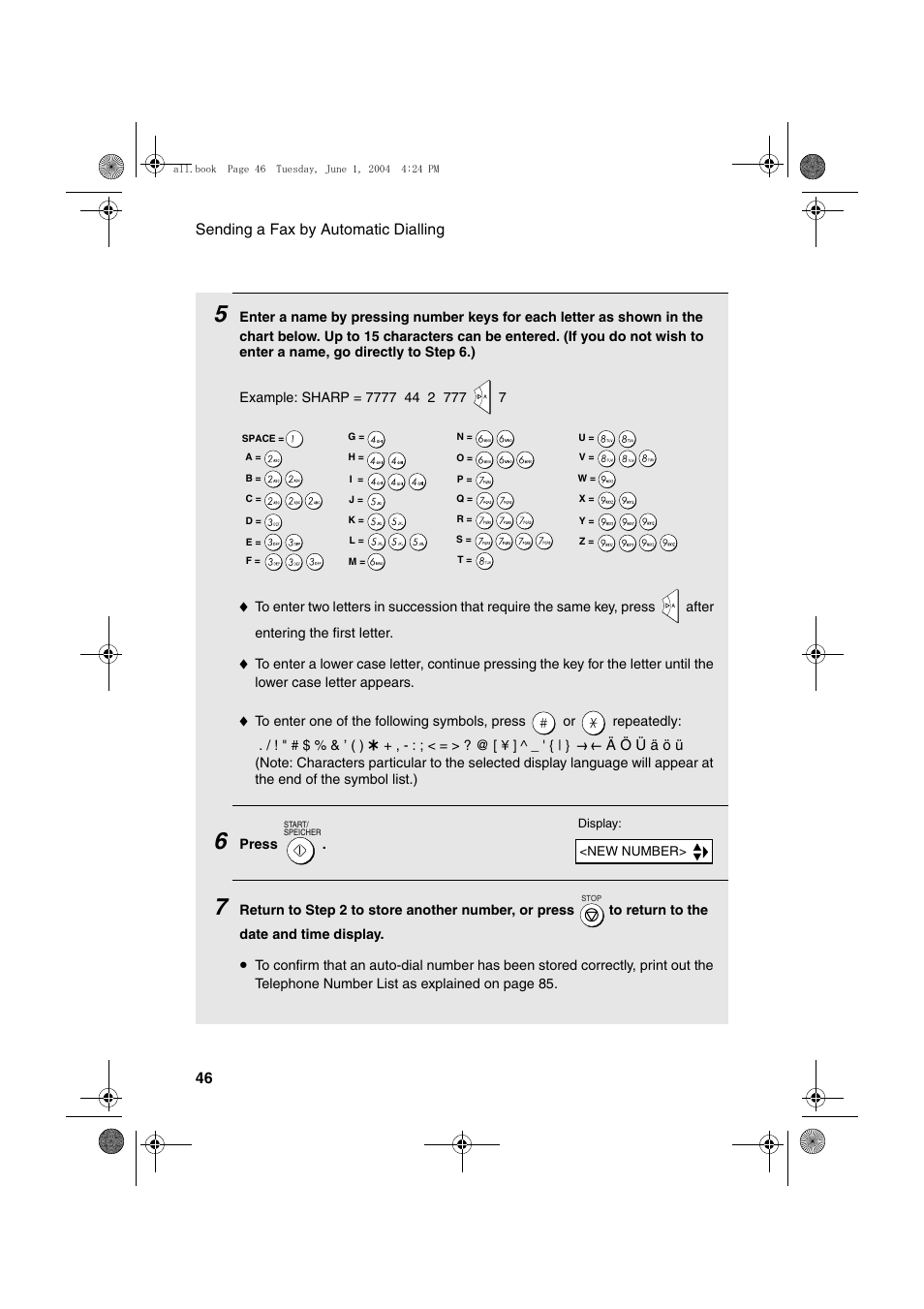 Sharp UX-B30 User Manual | Page 50 / 115