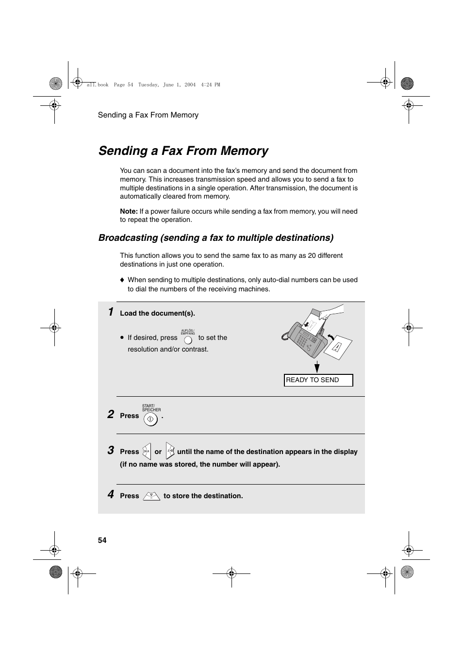 Sharp UX-B30 User Manual | Page 58 / 115