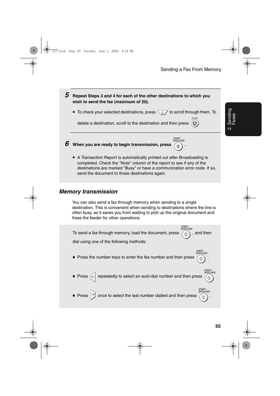 Sharp UX-B30 User Manual | Page 59 / 115