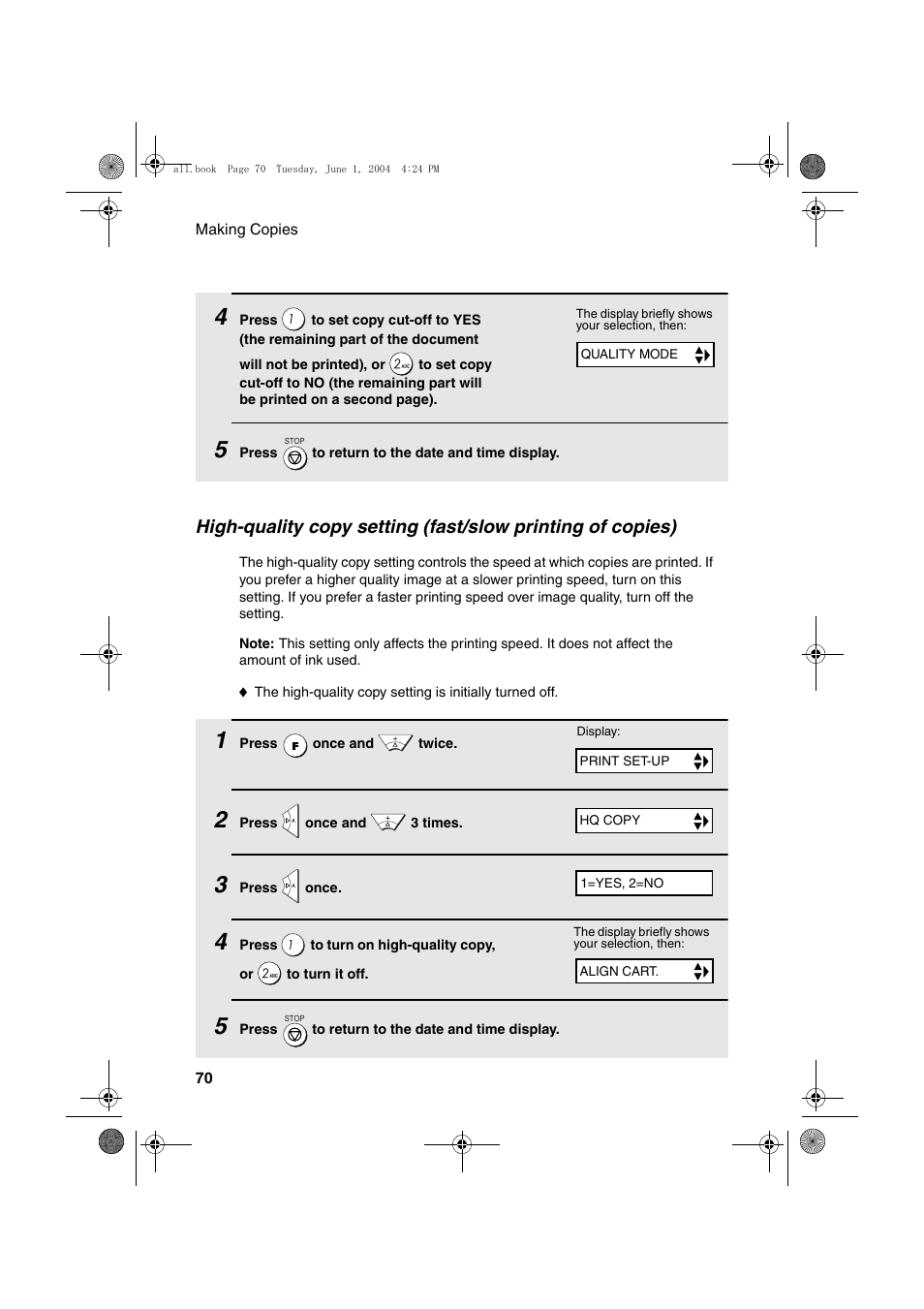 Sharp UX-B30 User Manual | Page 74 / 115