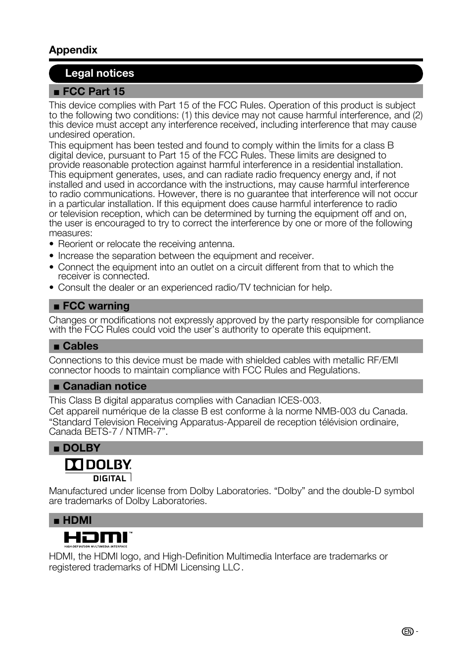 Sharp AQUOS LC-32D59U User Manual | Page 51 / 157