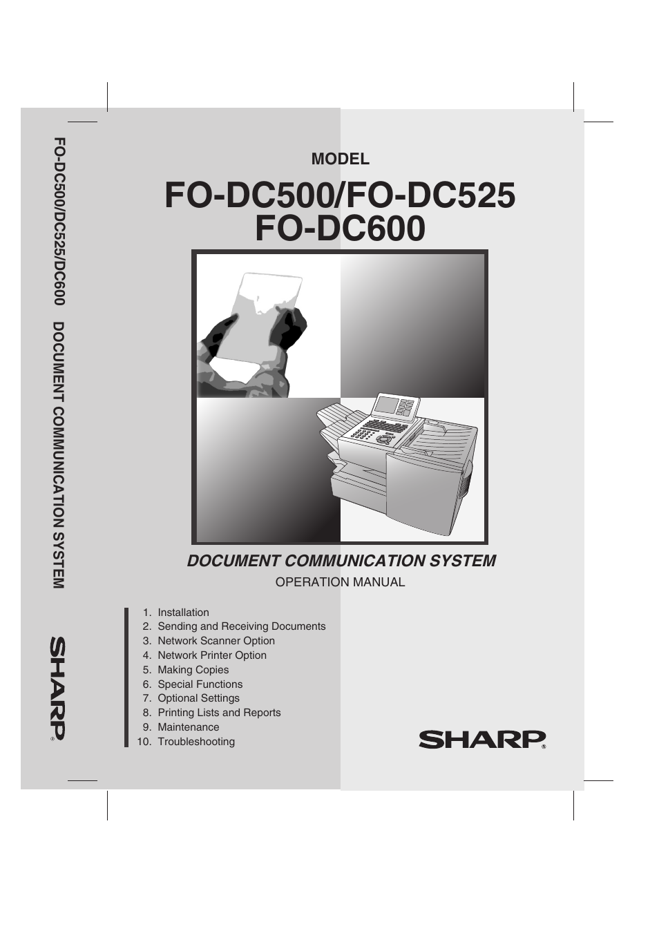 Sharp FODC525 User Manual | 248 pages