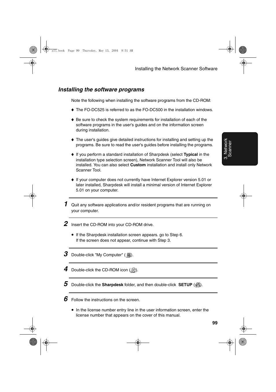 Sharp FODC525 User Manual | Page 101 / 248