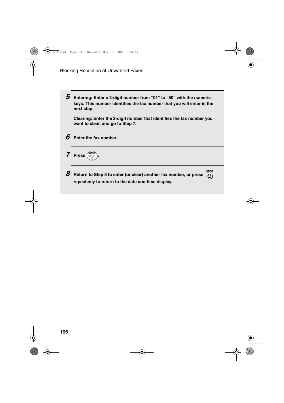 Sharp FODC525 User Manual | Page 198 / 248