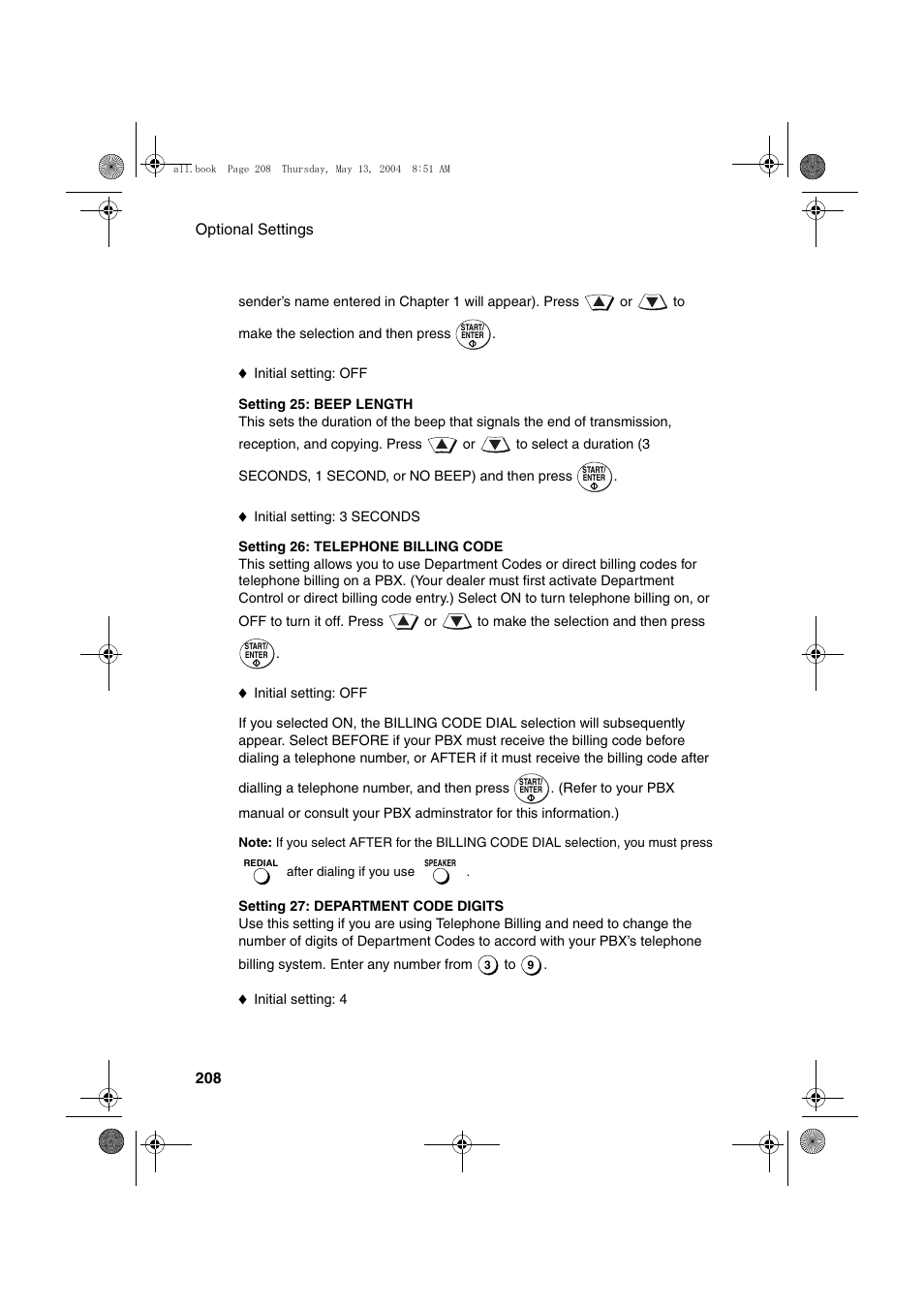 Sharp FODC525 User Manual | Page 210 / 248