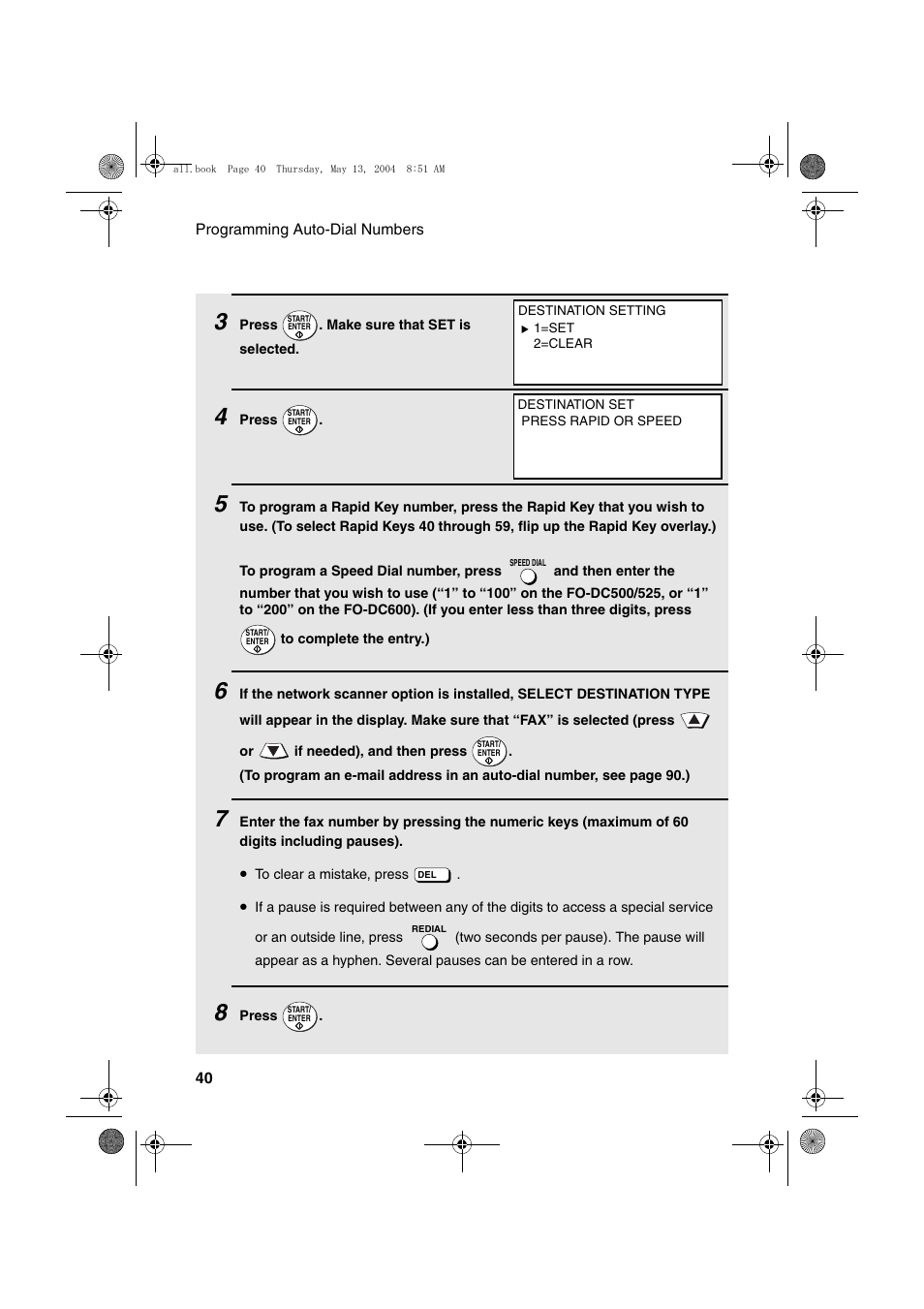 Sharp FODC525 User Manual | Page 42 / 248