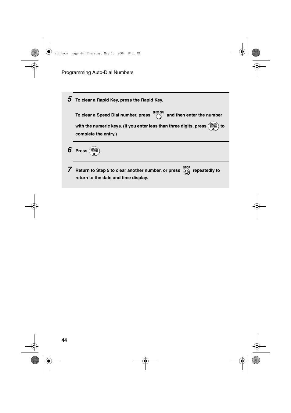 Sharp FODC525 User Manual | Page 46 / 248