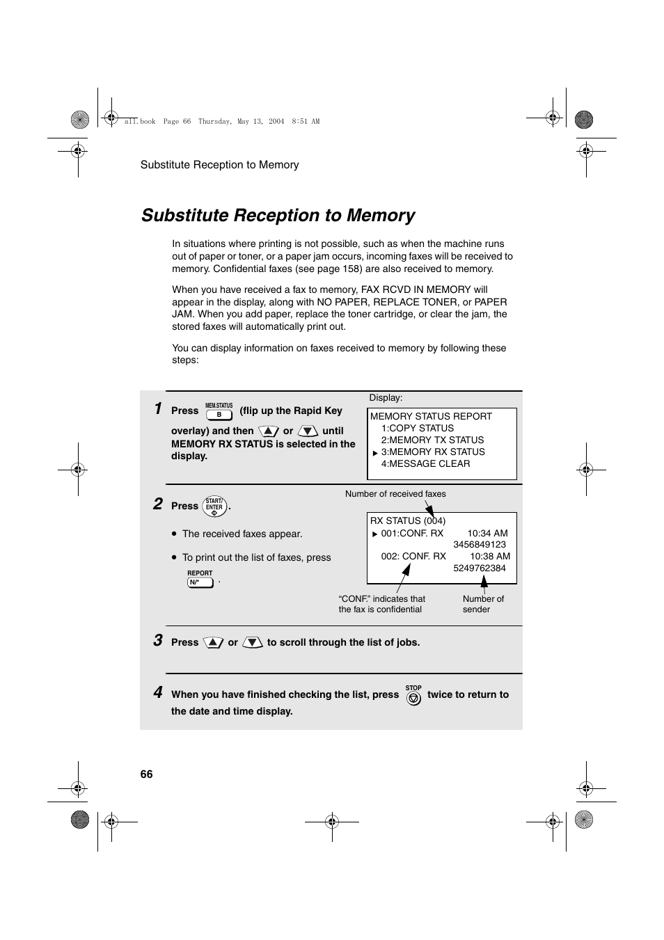 Sharp FODC525 User Manual | Page 68 / 248