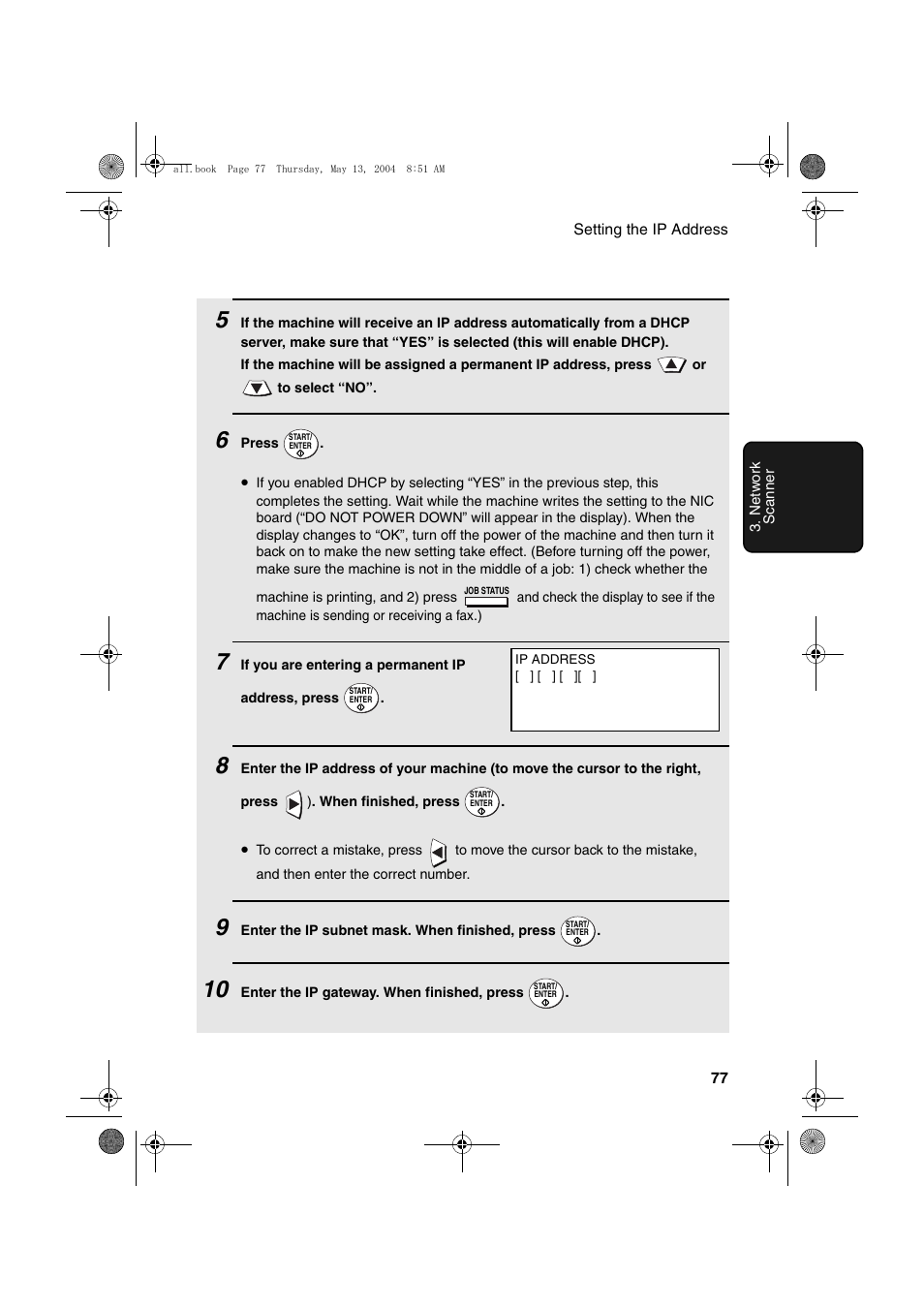 Sharp FODC525 User Manual | Page 79 / 248