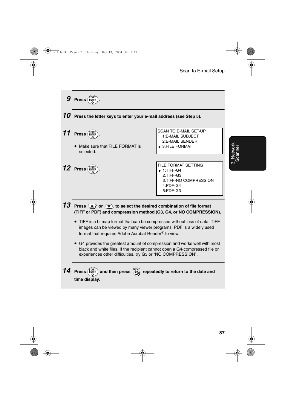 Sharp FODC525 User Manual | Page 89 / 248