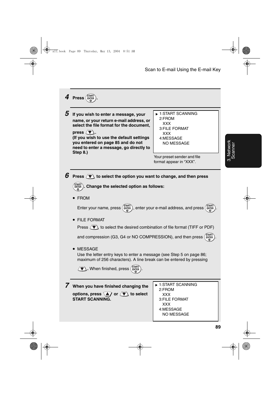 Sharp FODC525 User Manual | Page 91 / 248