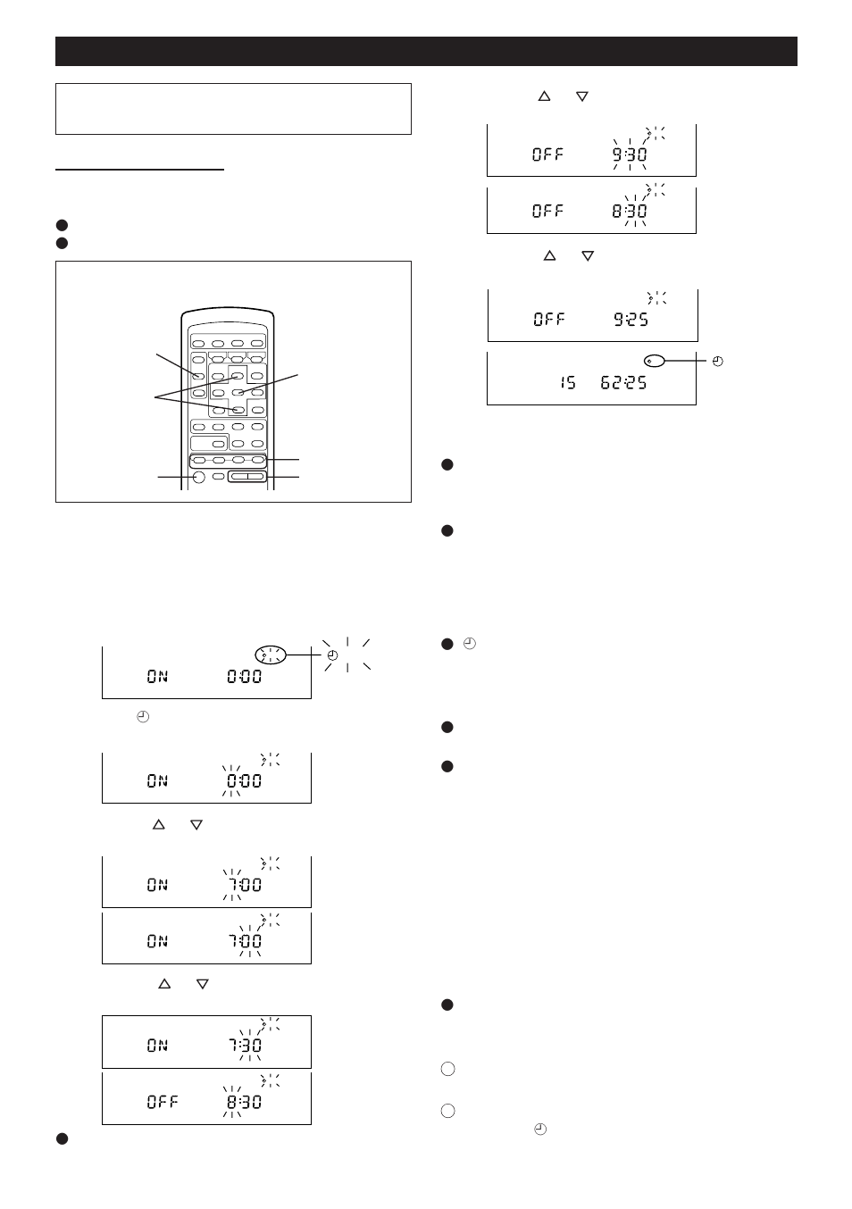 Timer operation, Timer playback | Sharp MD-M3H User Manual | Page 41 / 52