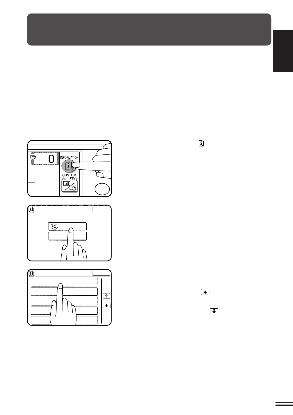 Information function | Sharp AR-337 User Manual | Page 11 / 152