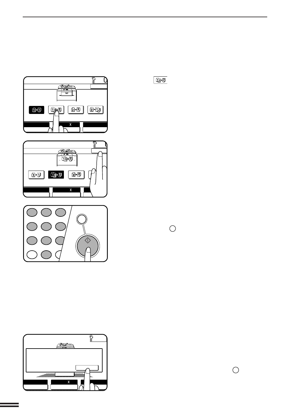 Copying from the document glass | Sharp AR-337 User Manual | Page 24 / 152