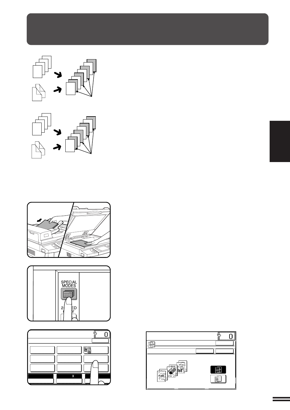 Transparency film with insert sheets, Ready to co | Sharp AR-337 User Manual | Page 49 / 152