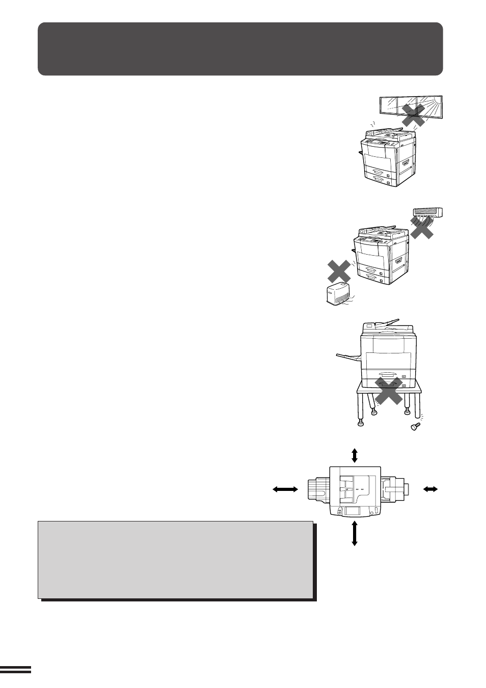 Installation requirements | Sharp AR-337 User Manual | Page 6 / 152