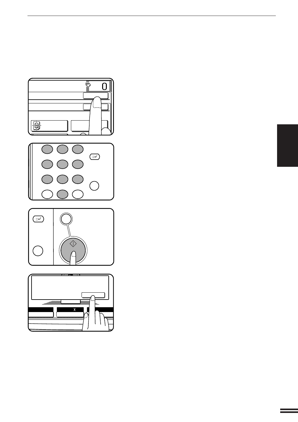 Image editing functions, Repeat copy centering ok ok | Sharp AR-337 User Manual | Page 65 / 152