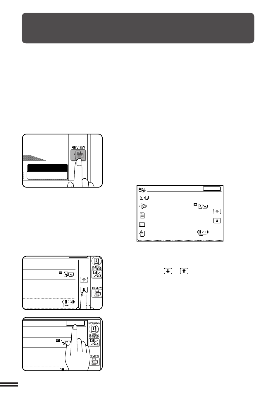 Setting review 1, 100% copy ratio | Sharp AR-337 User Manual | Page 80 / 152