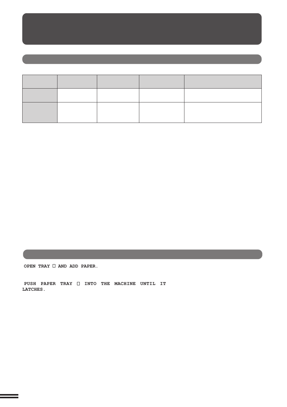 Paper, Types and sizes of copy paper, Loading copy paper | Sharp AR-337 User Manual | Page 82 / 152