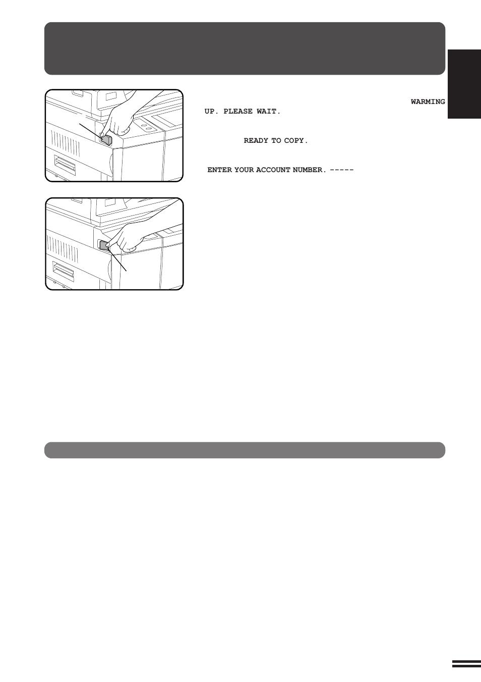 Power on and off | Sharp AR-337 User Manual | Page 9 / 152