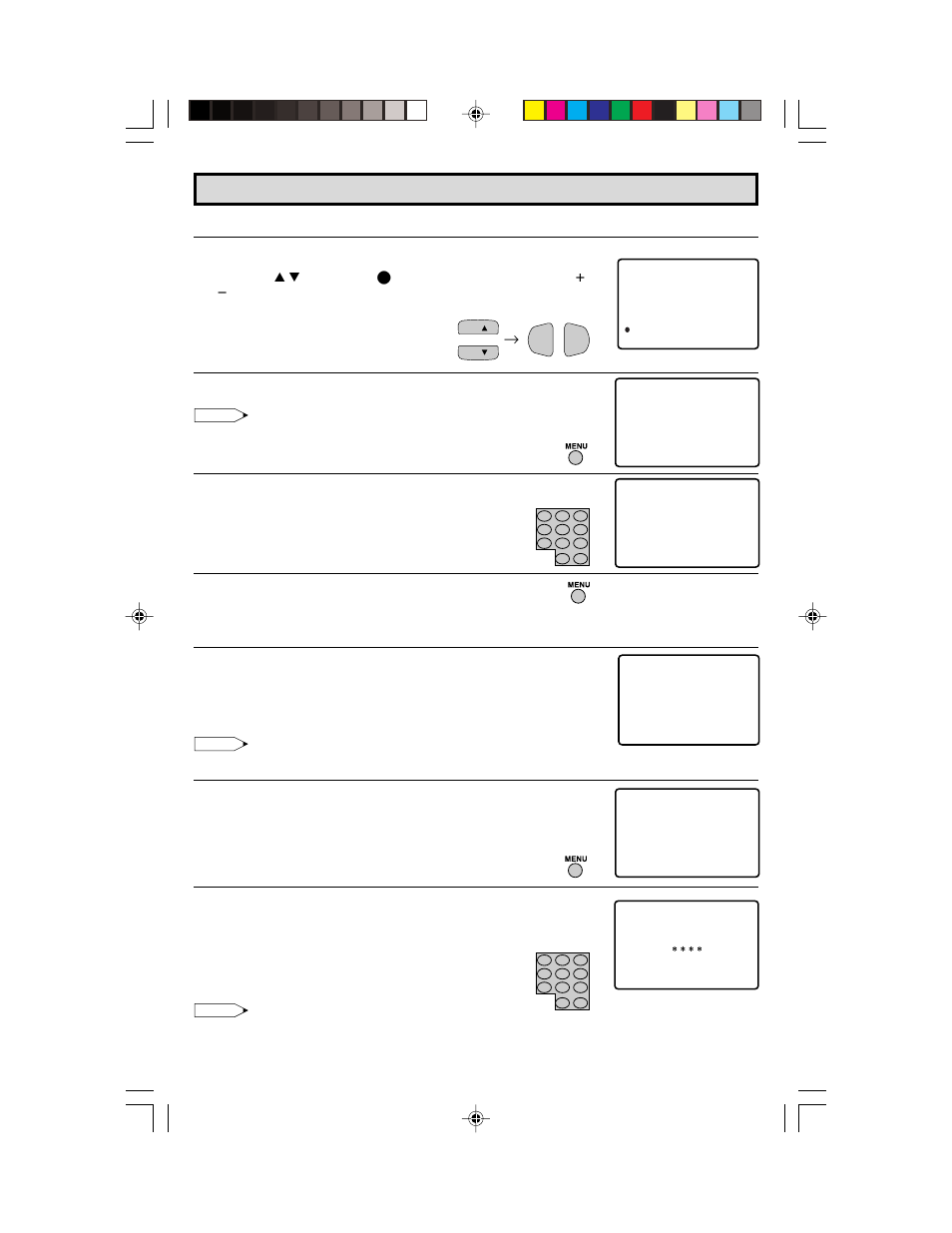 Parent control (v-chip operation) (continued) | Sharp 36C530 User Manual | Page 21 / 60