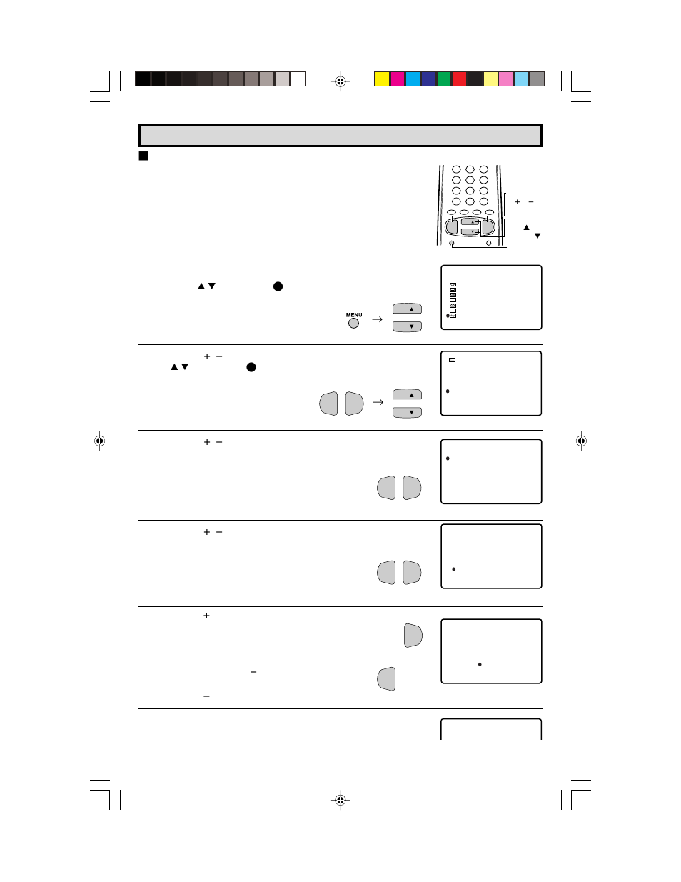 Set up | Sharp 36C530 User Manual | Page 27 / 60
