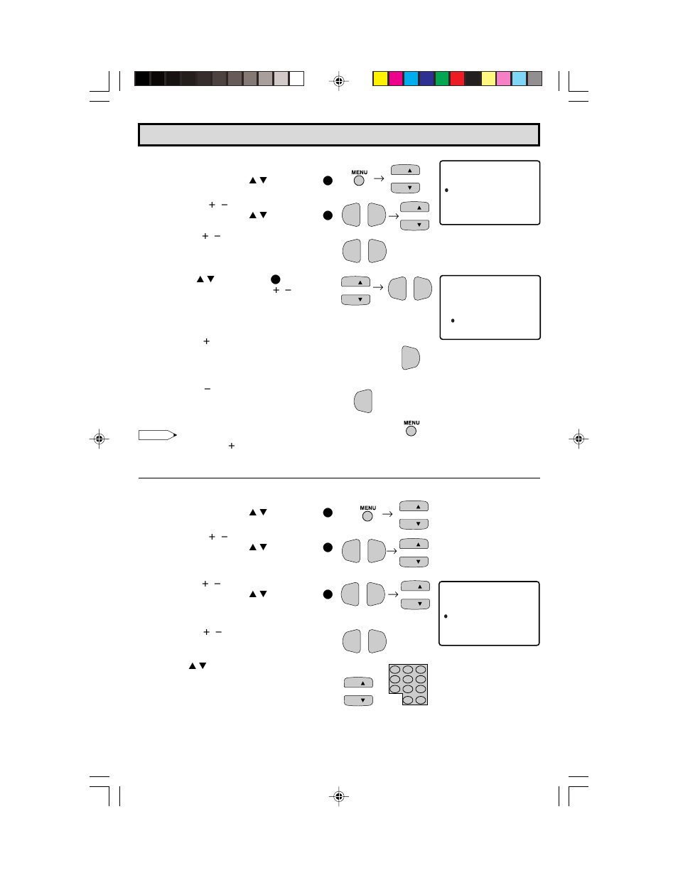 Set up (continued) | Sharp 36C530 User Manual | Page 29 / 60