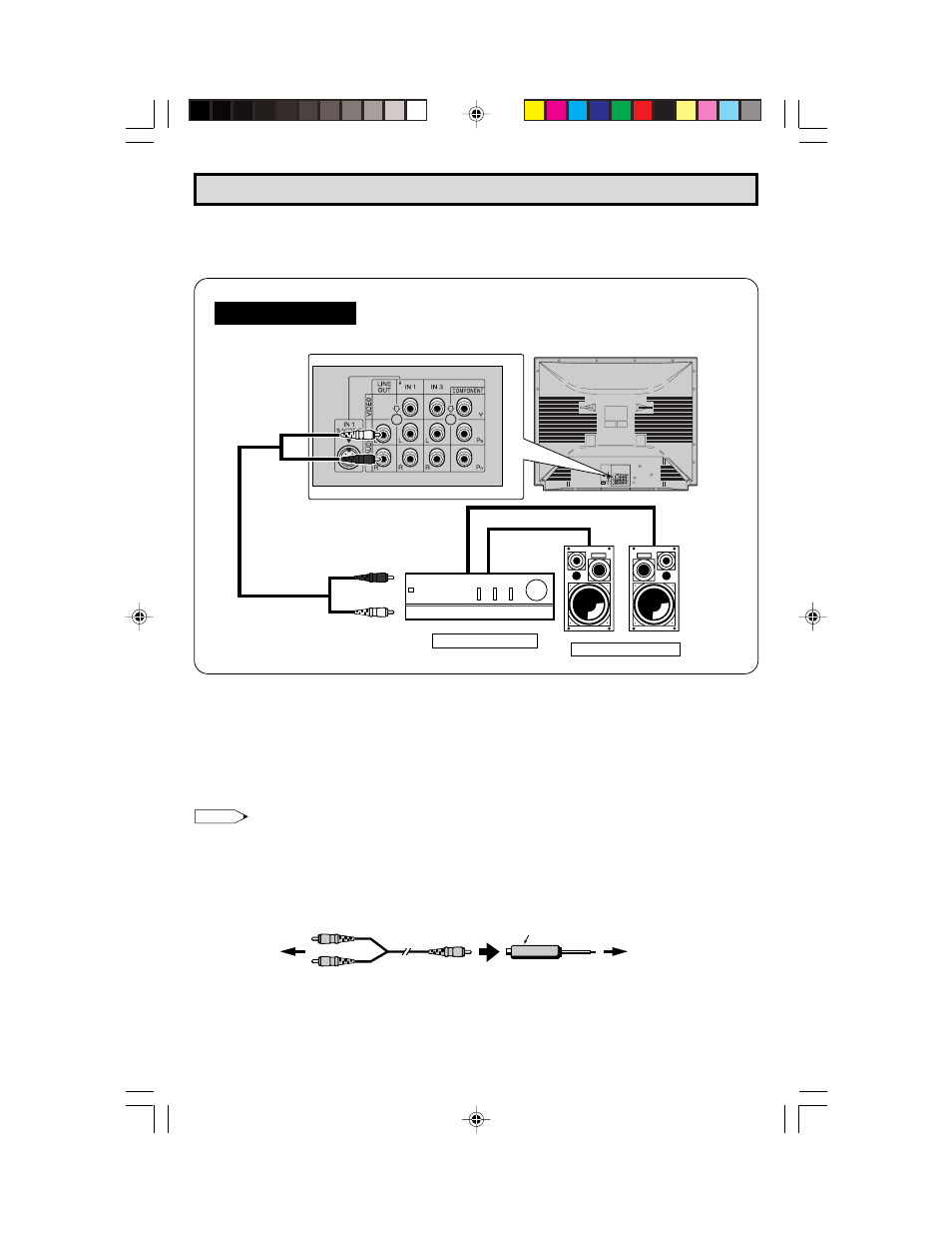 Using the audio output terminals | Sharp 36C530 User Manual | Page 40 / 60