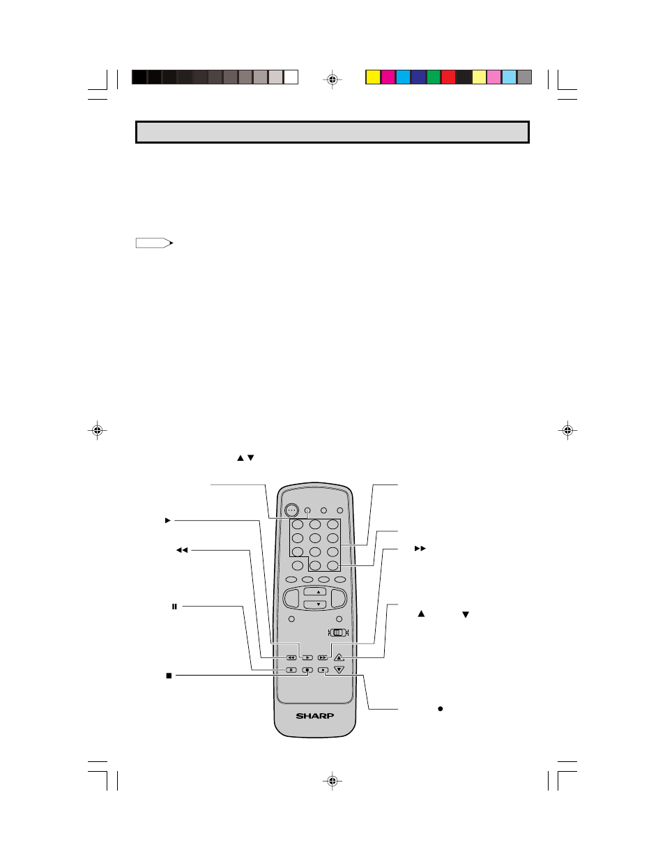 Operation of universal remote control | Sharp 36C530 User Manual | Page 41 / 60