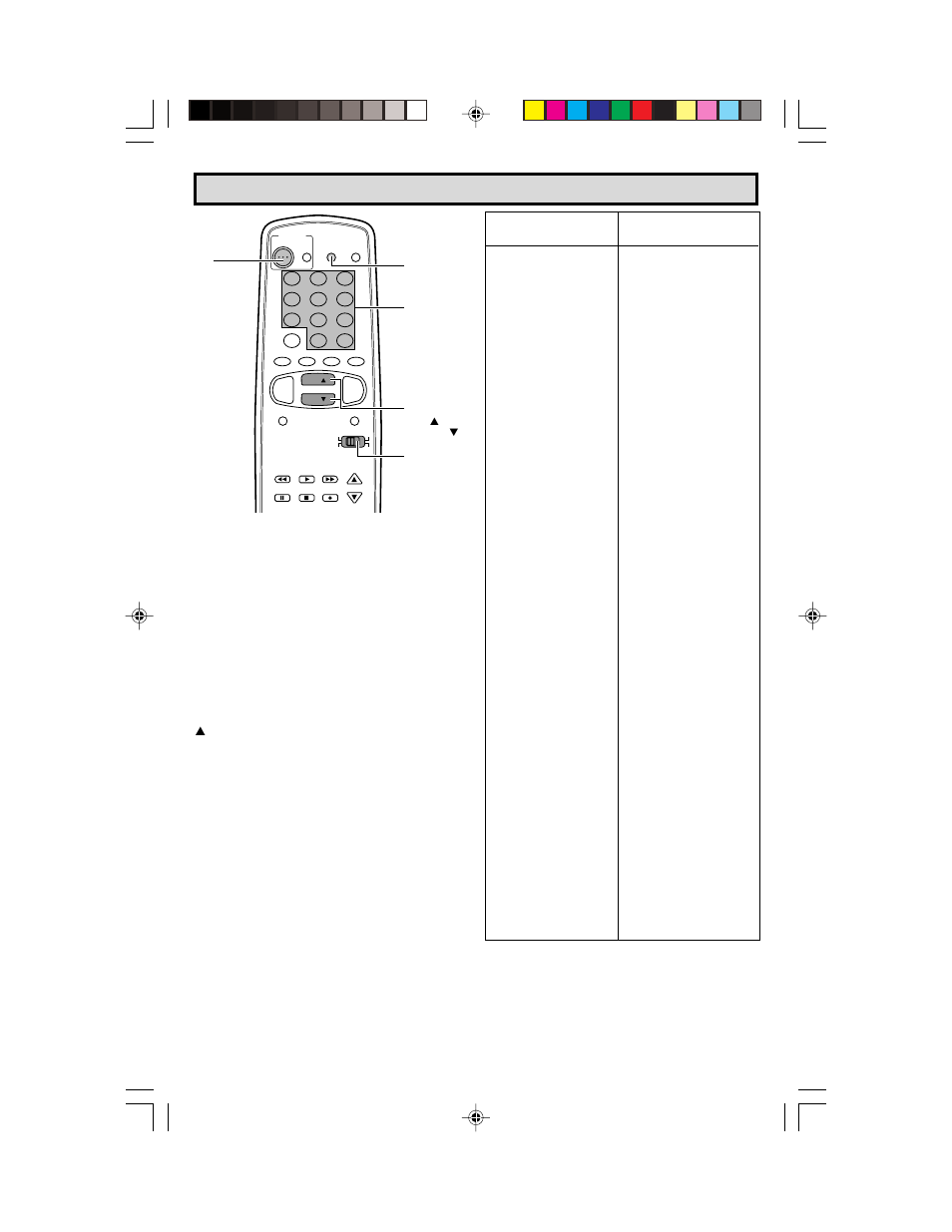 Operation of universal remote control (continued) | Sharp 36C530 User Manual | Page 43 / 60
