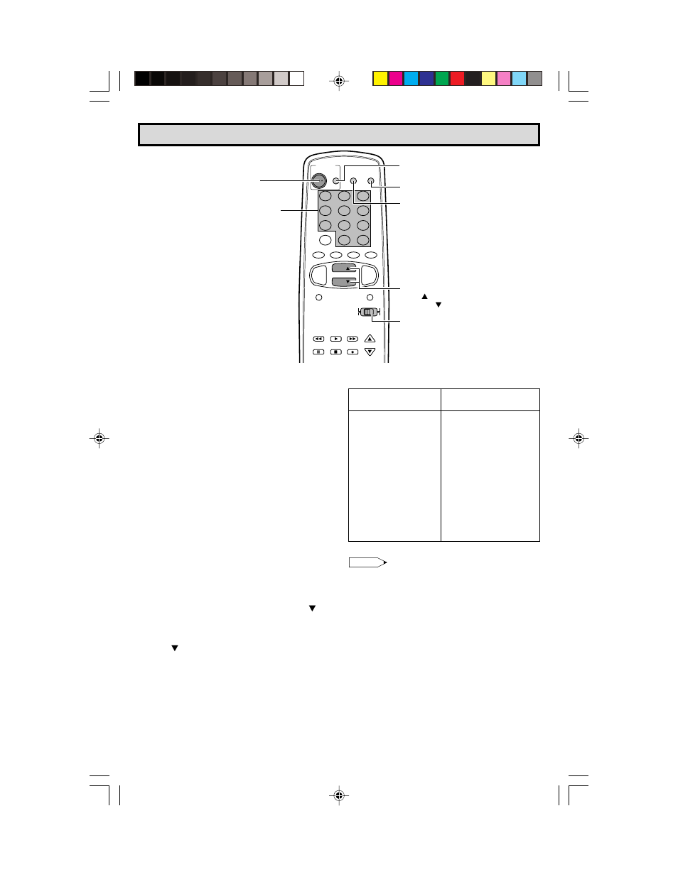 Operation of universal remote control (continued) | Sharp 36C530 User Manual | Page 44 / 60
