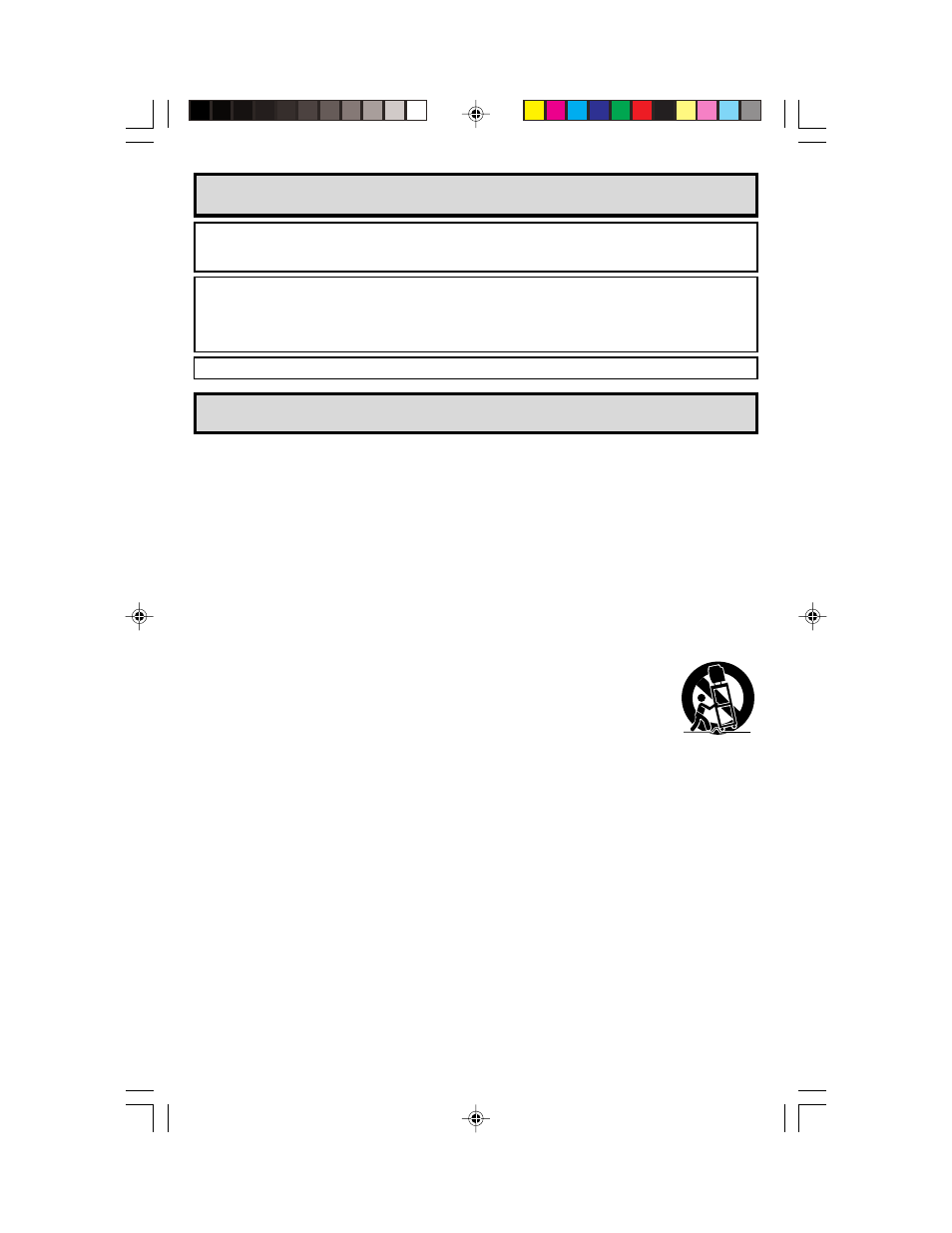 Información importante, Medidas de seguridad importantes, Precaución | Continuación) | Sharp 36C530 User Manual | Page 49 / 60