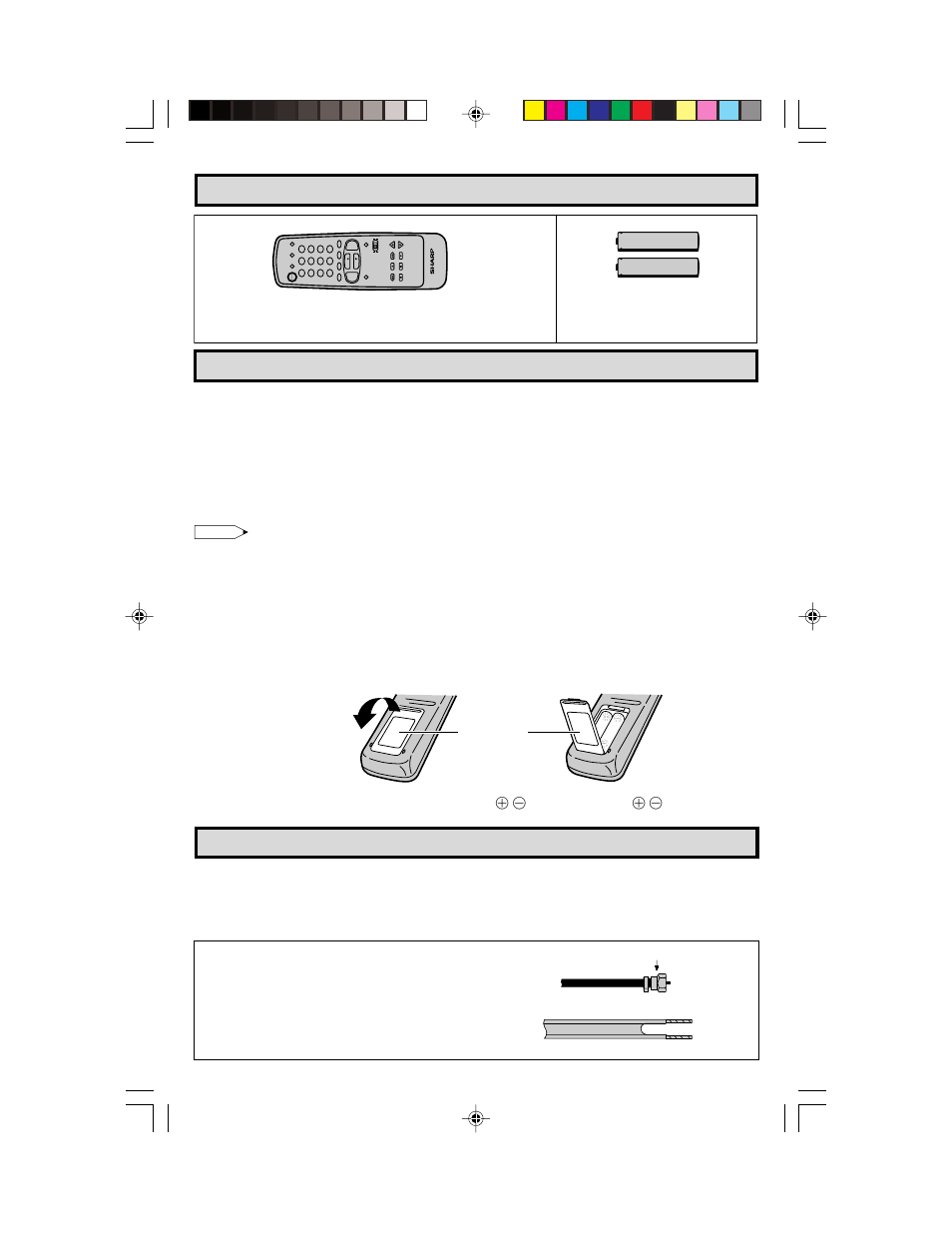 Supplied accessories, Before operating your television, Antenna connections | Sharp 36C530 User Manual | Page 5 / 60