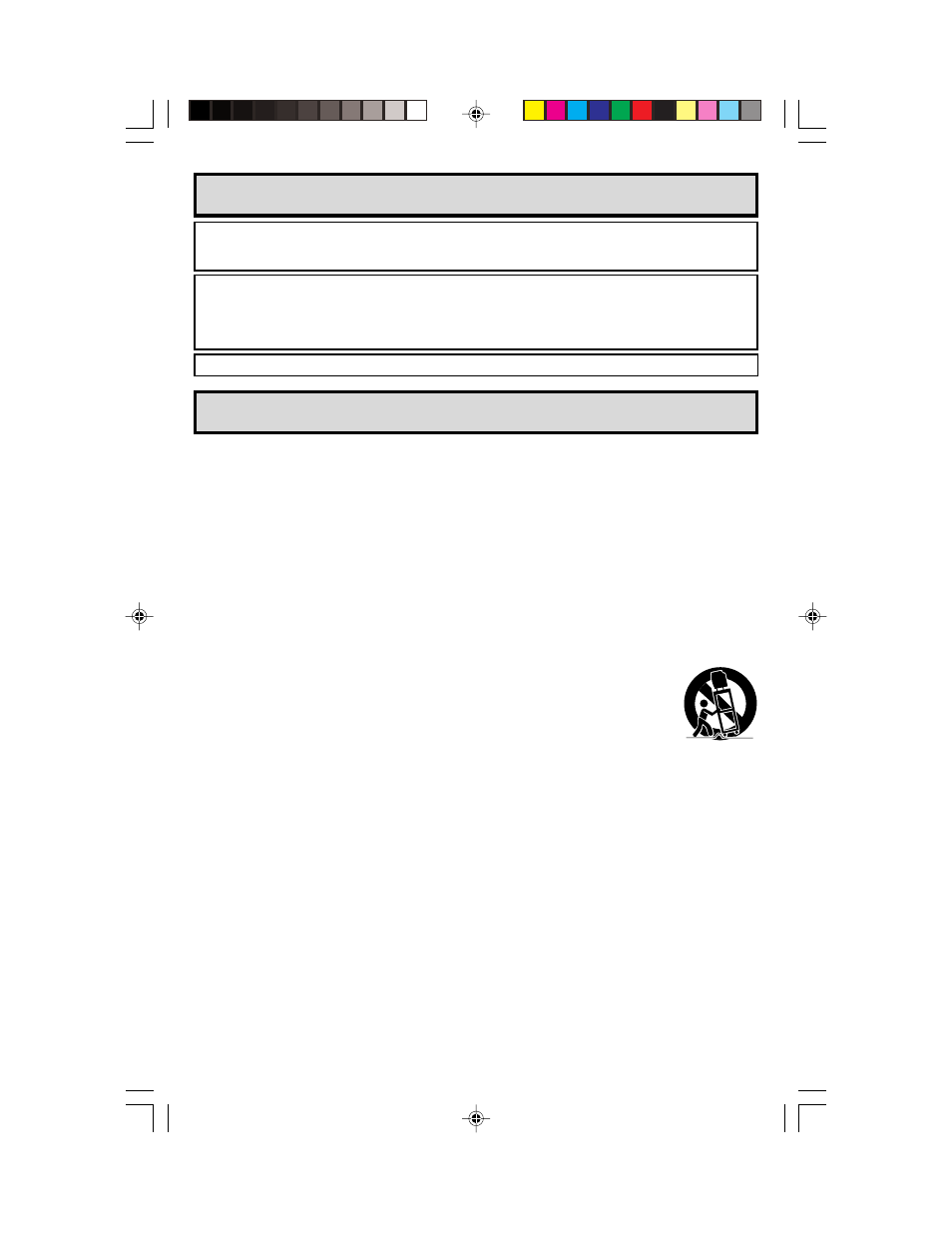 Informations importantes, Précautions importantes, Attention | Suite) | Sharp 36C530 User Manual | Page 54 / 60