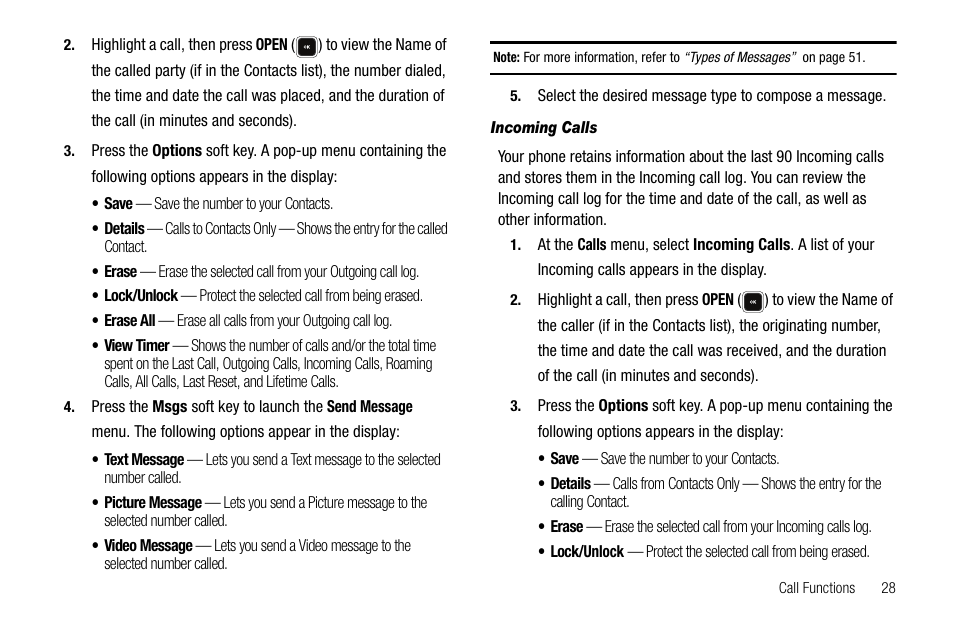Incoming calls | Sharp R520_CJ16_MM_111009_F4 User Manual | Page 31 / 169