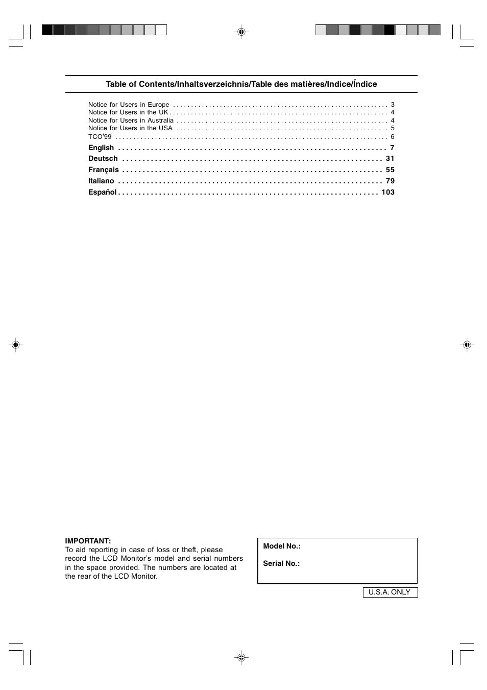 Sharp LL-T17A4 User Manual | Page 2 / 132