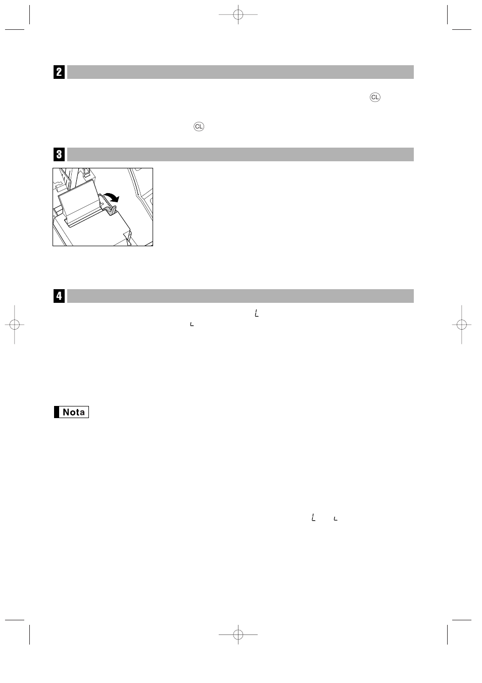 2 en el caso de error de impresora, 3 precauciones al manejar la impresora, 4 reemplazo de las pilas | Reemplazo de las pilas, Precauciones al manejar la impresora, En el caso de error de impresora | Sharp ELECTRONIC CASH REGISTER XE-A201 User Manual | Page 101 / 105