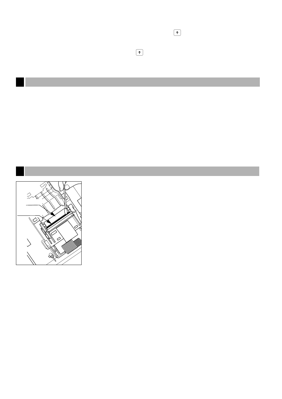 6 extracción del papel atascado, 7 limpieza del cabezal de impresión, Limpieza del cabezal de impresión | Extracción del papel atascado | Sharp ELECTRONIC CASH REGISTER XE-A201 User Manual | Page 103 / 105