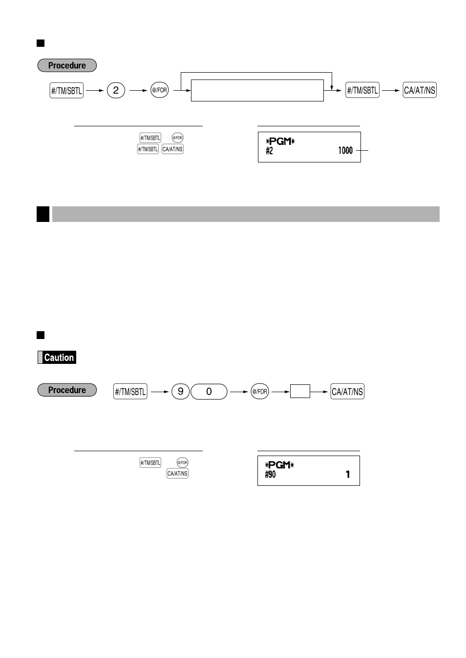 Setting consecutive numbers, 2 electronic journal (ej) programming, Ej memory type | S@ 90 a, 2s @ s a | Sharp ELECTRONIC CASH REGISTER XE-A201 User Manual | Page 47 / 105