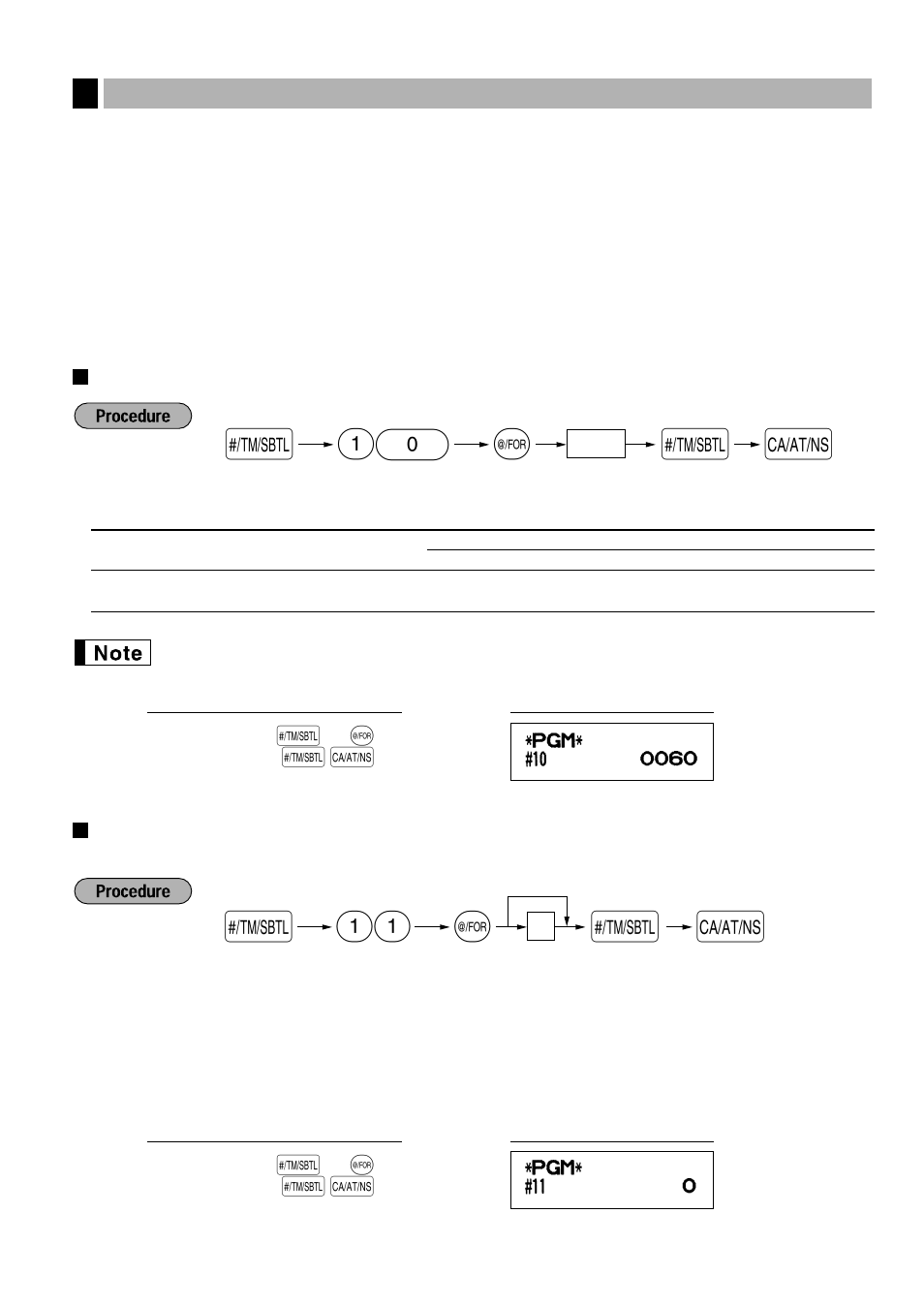 4 various function selection programming 2, Power save mode, Logo message print format | Power save mode logo message print format | Sharp ELECTRONIC CASH REGISTER XE-A201 User Manual | Page 53 / 105