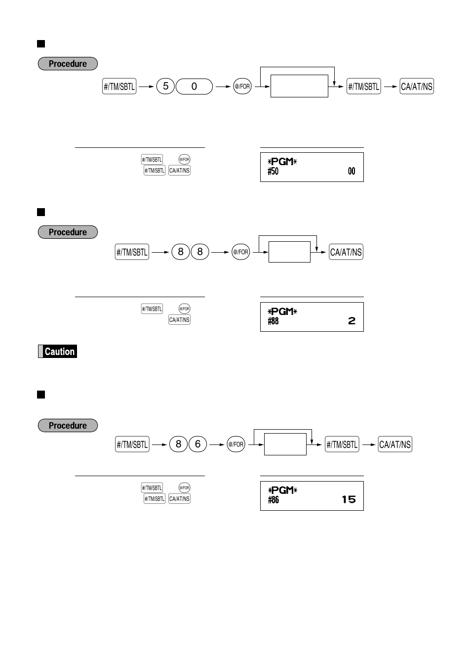 Thermal printer density, Language selection, Training clerk specification for training mode | Language, Selection, For the language selection, please refer to, Described later in this section | Sharp ELECTRONIC CASH REGISTER XE-A201 User Manual | Page 55 / 105